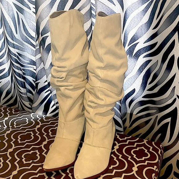 Suede Slouch Boots by Chinese Laundry - Picture 4 of 8